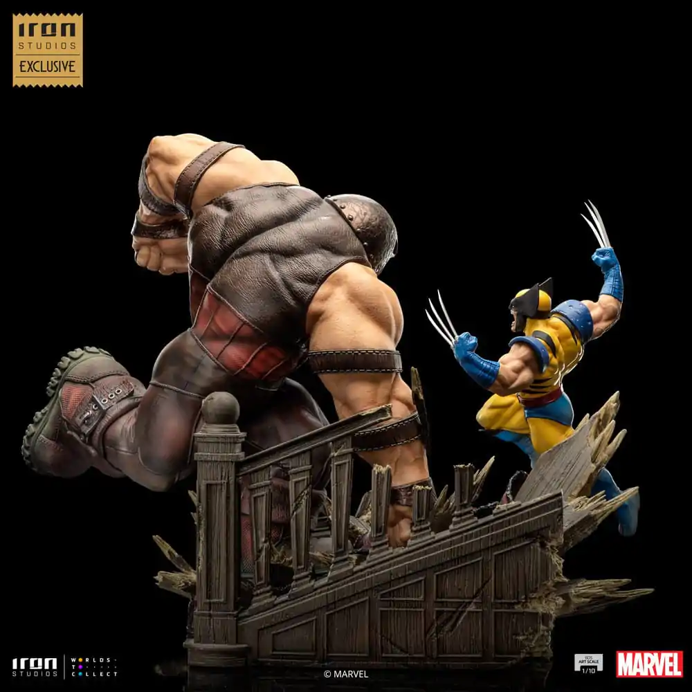 Marvel BDS Art Scale socha 1/10 Wolverine vs Juggernaut heo EU Exclusive 30 cm termékfotó