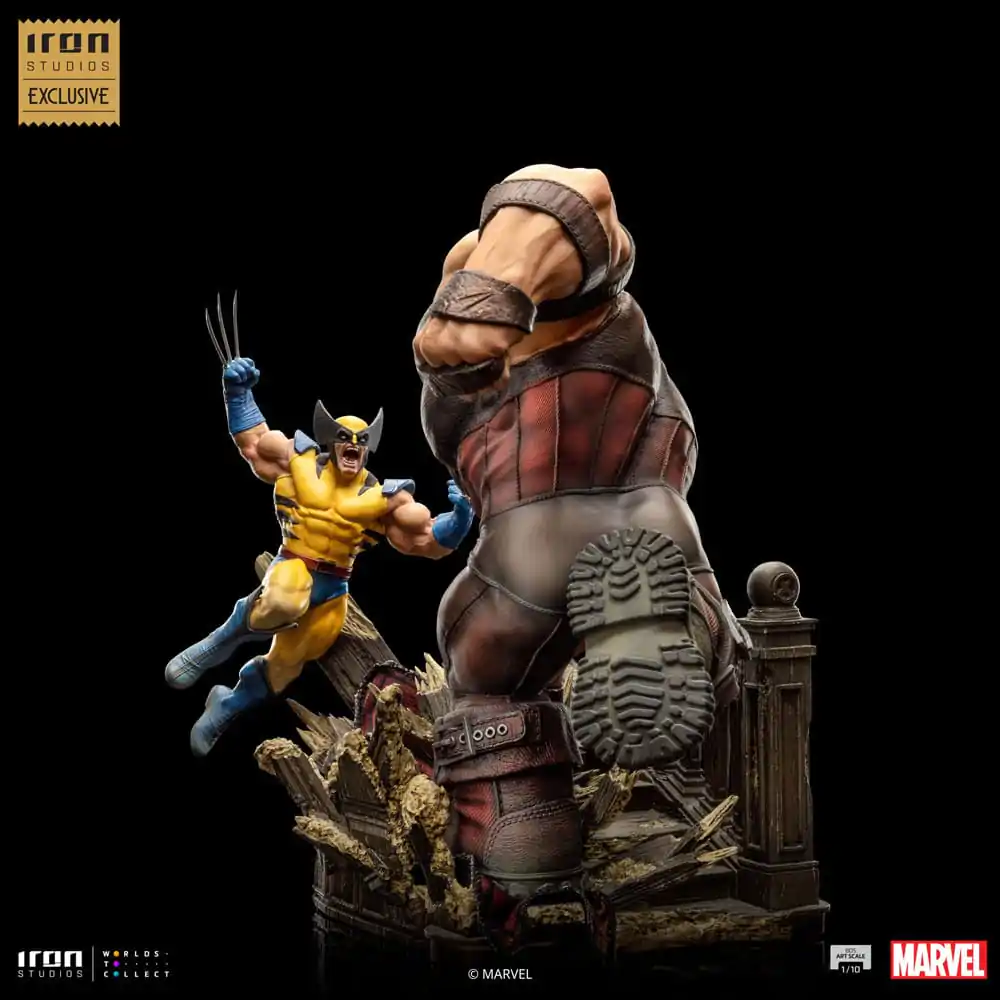 Marvel BDS Art Scale socha 1/10 Wolverine vs Juggernaut heo EU Exclusive 30 cm termékfotó