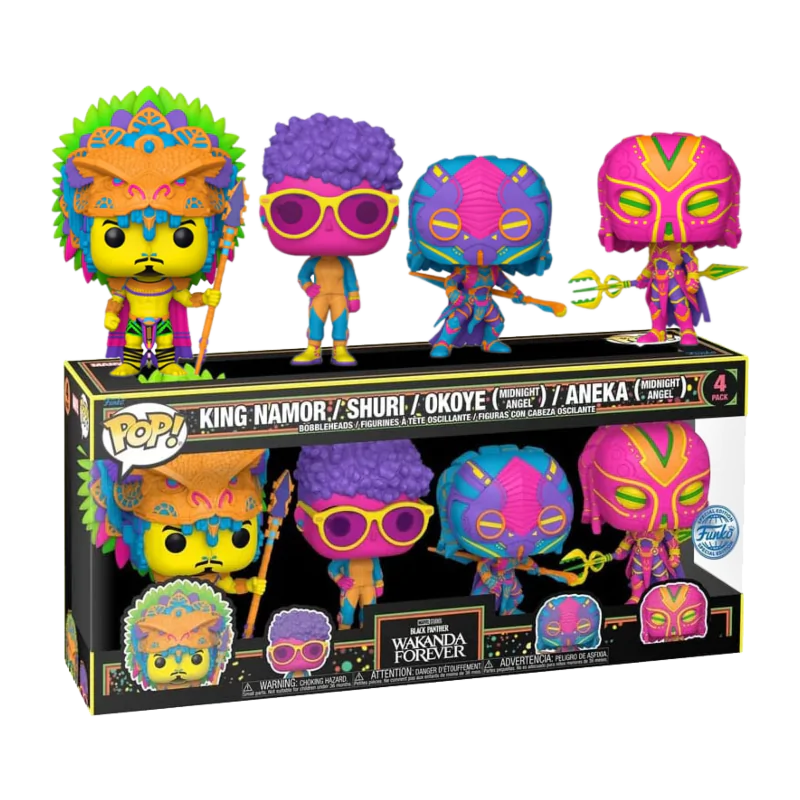 Marvel POP! Movies vinylová figúrka 4-balenie Black Panther Wakanda Forever S2 9 cm produktová fotografia