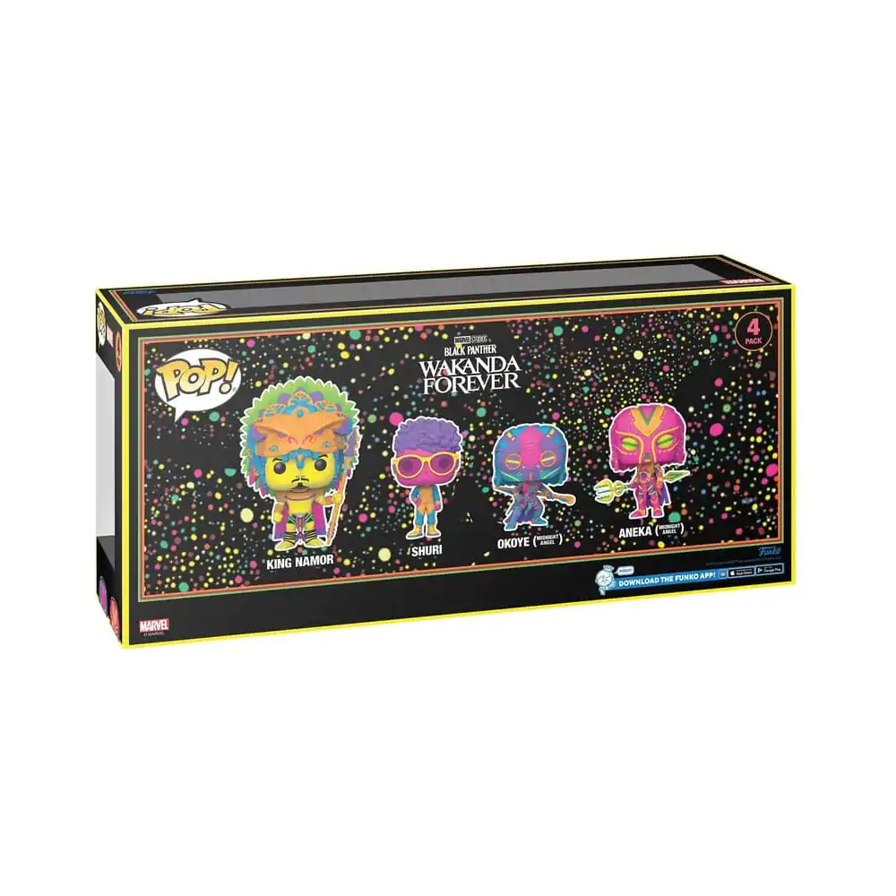 Marvel POP! Movies vinylová figúrka 4-balenie Black Panther Wakanda Forever S2 9 cm produktová fotografia
