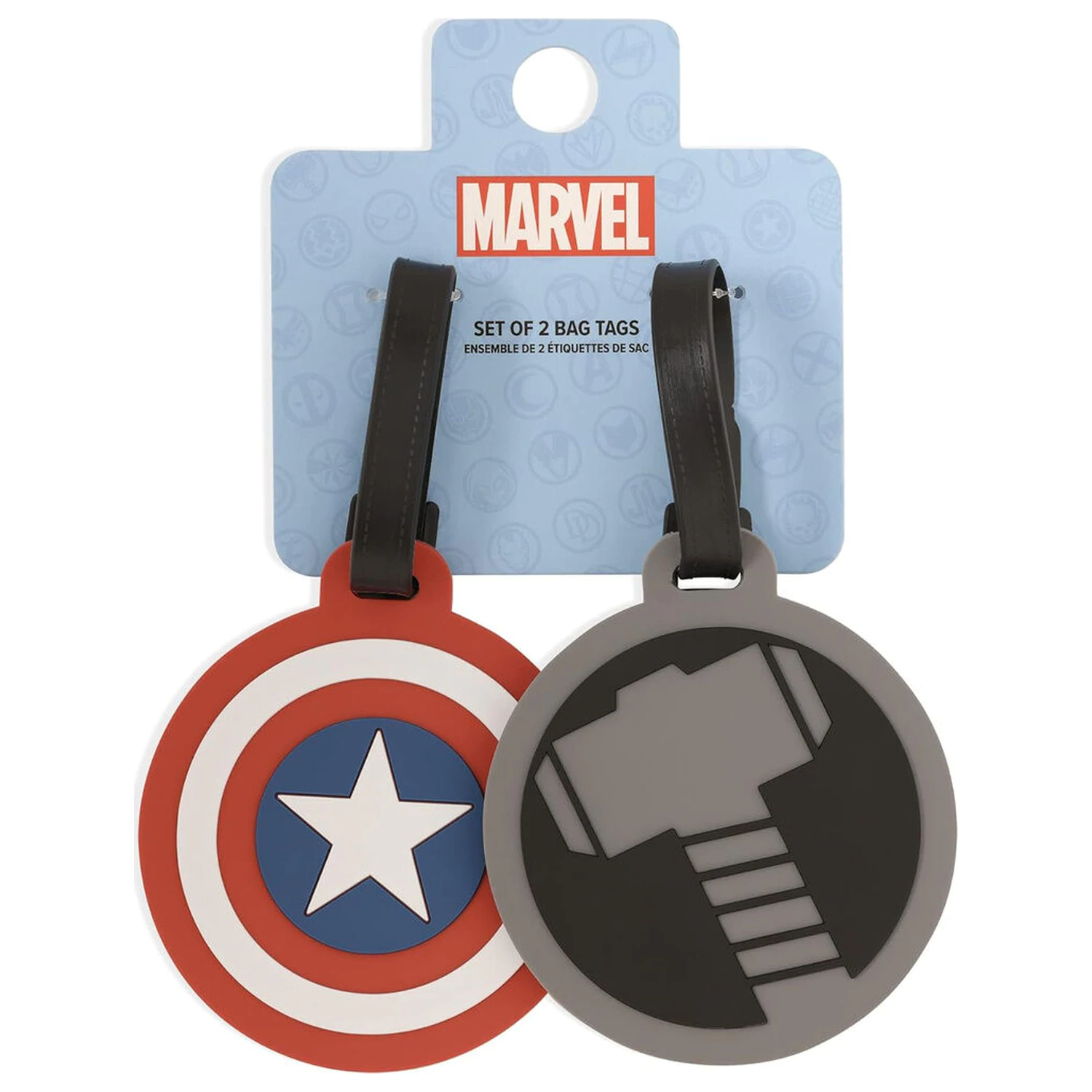 Marvel Avengers sada 2 kusov visačiek na batožinu produktová fotografia