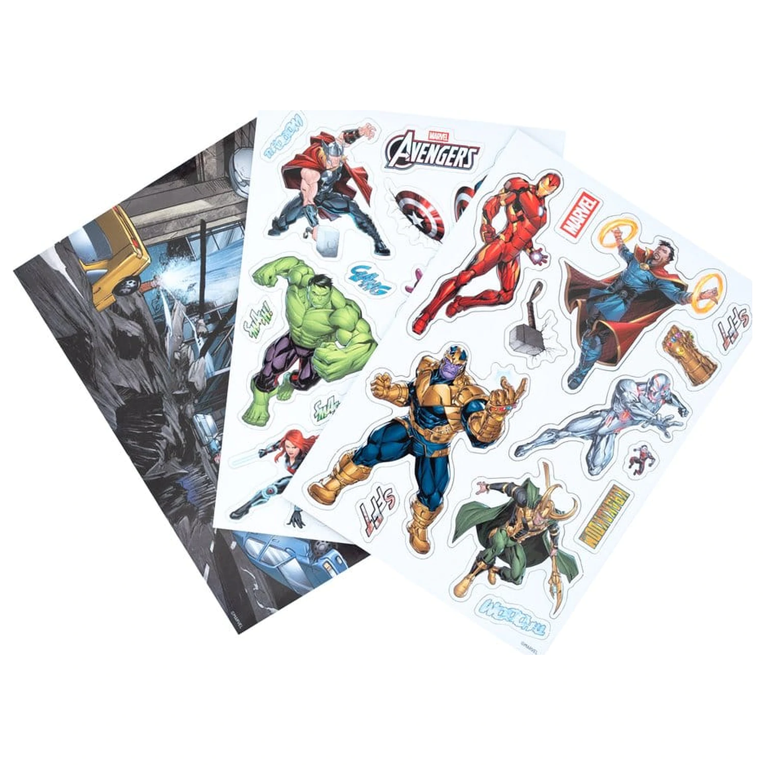 Marvel Die-Cut magnetová súprava Avengers produktová fotografia
