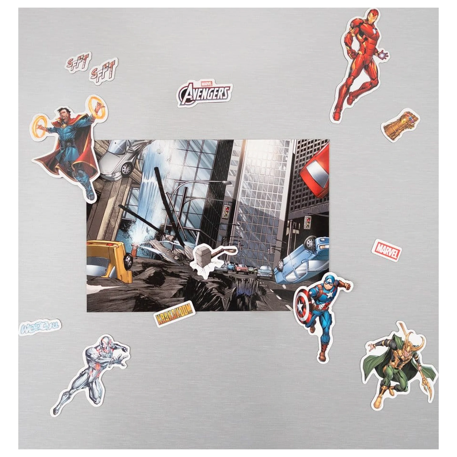 Marvel Die-Cut magnetová súprava Avengers produktová fotografia