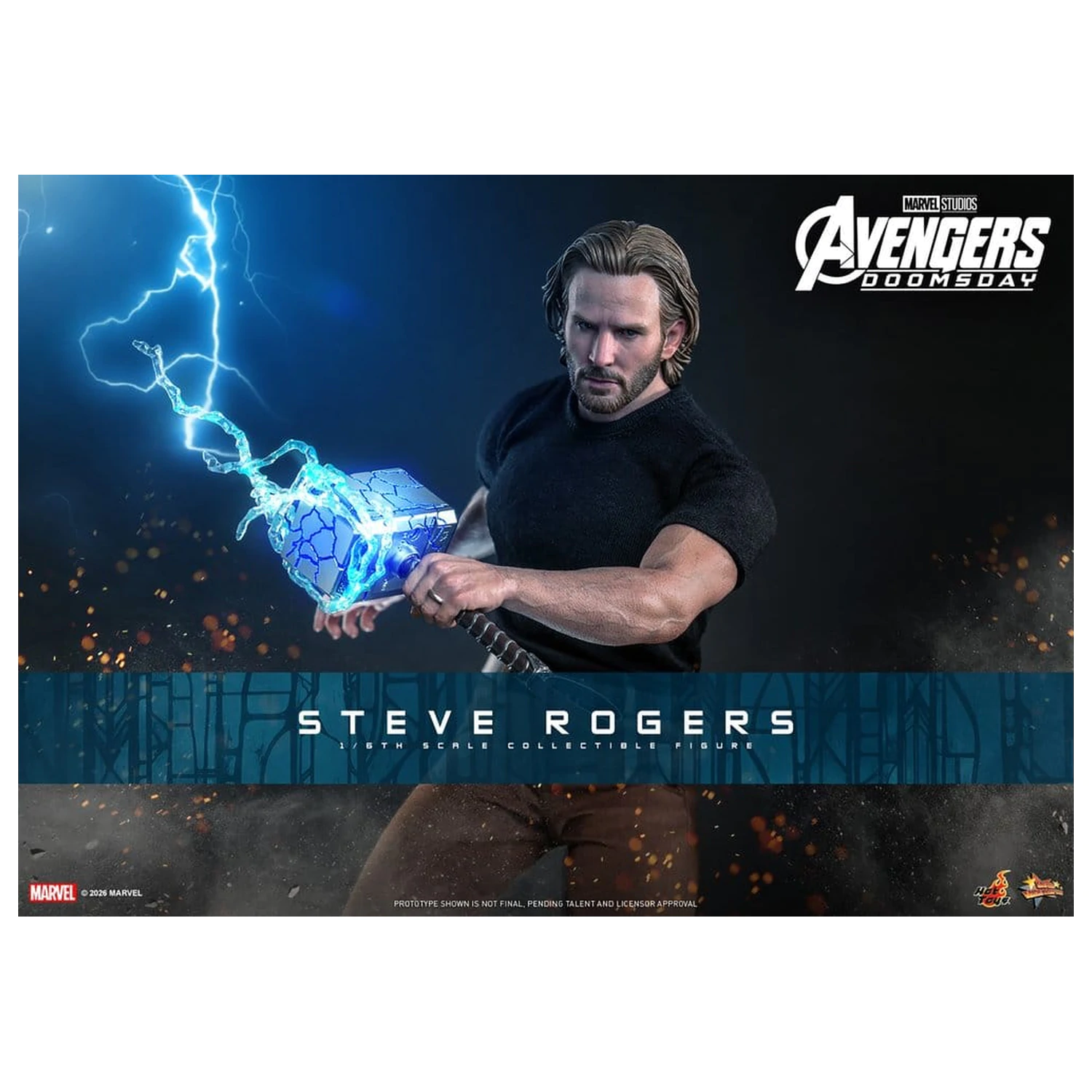 Marvel Avengers: Doomsday Movie Masterpiece zberateľská figúrka 1/6 Steve Rogers 31 cm produktová fotografia