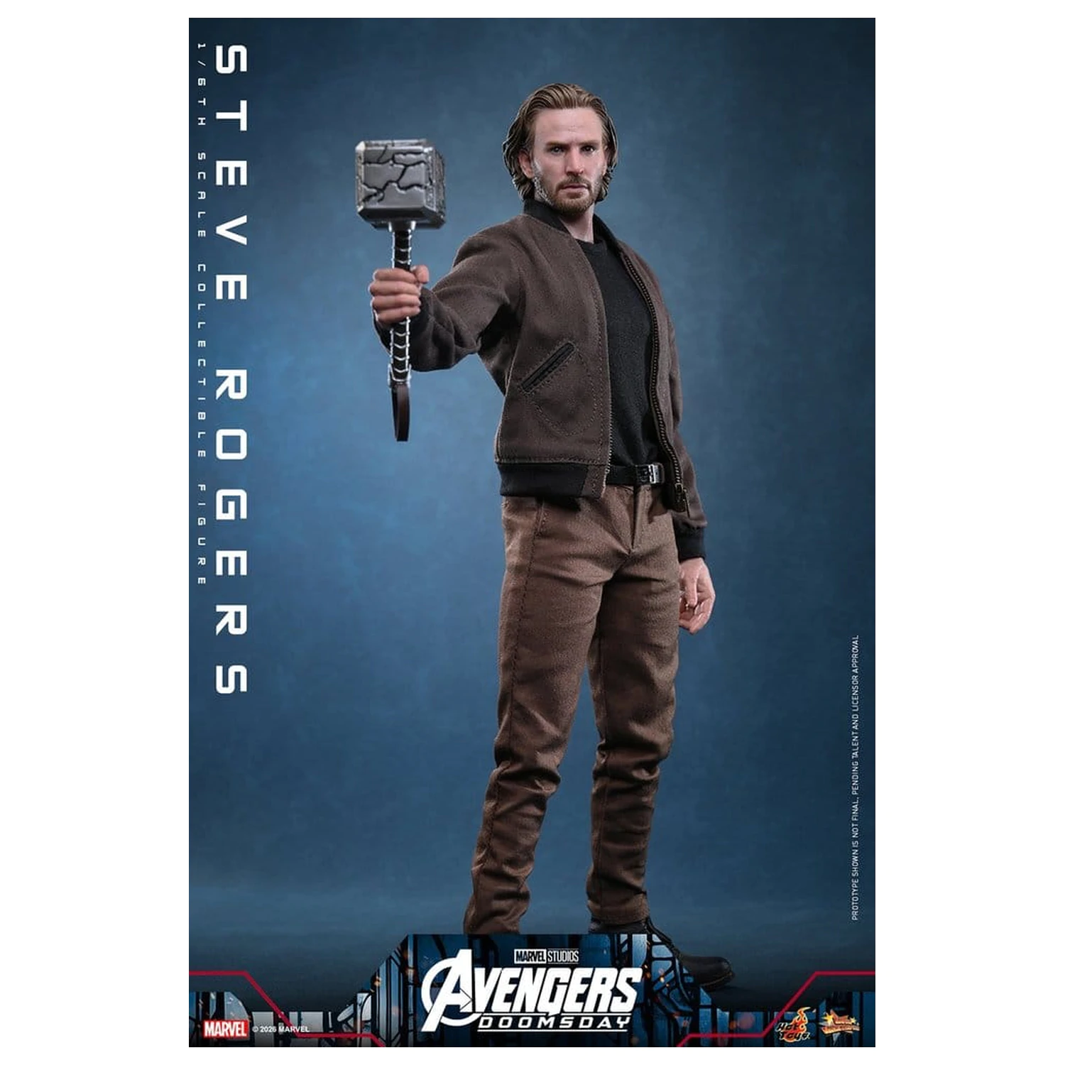 Marvel Avengers: Doomsday Movie Masterpiece zberateľská figúrka 1/6 Steve Rogers 31 cm produktová fotografia