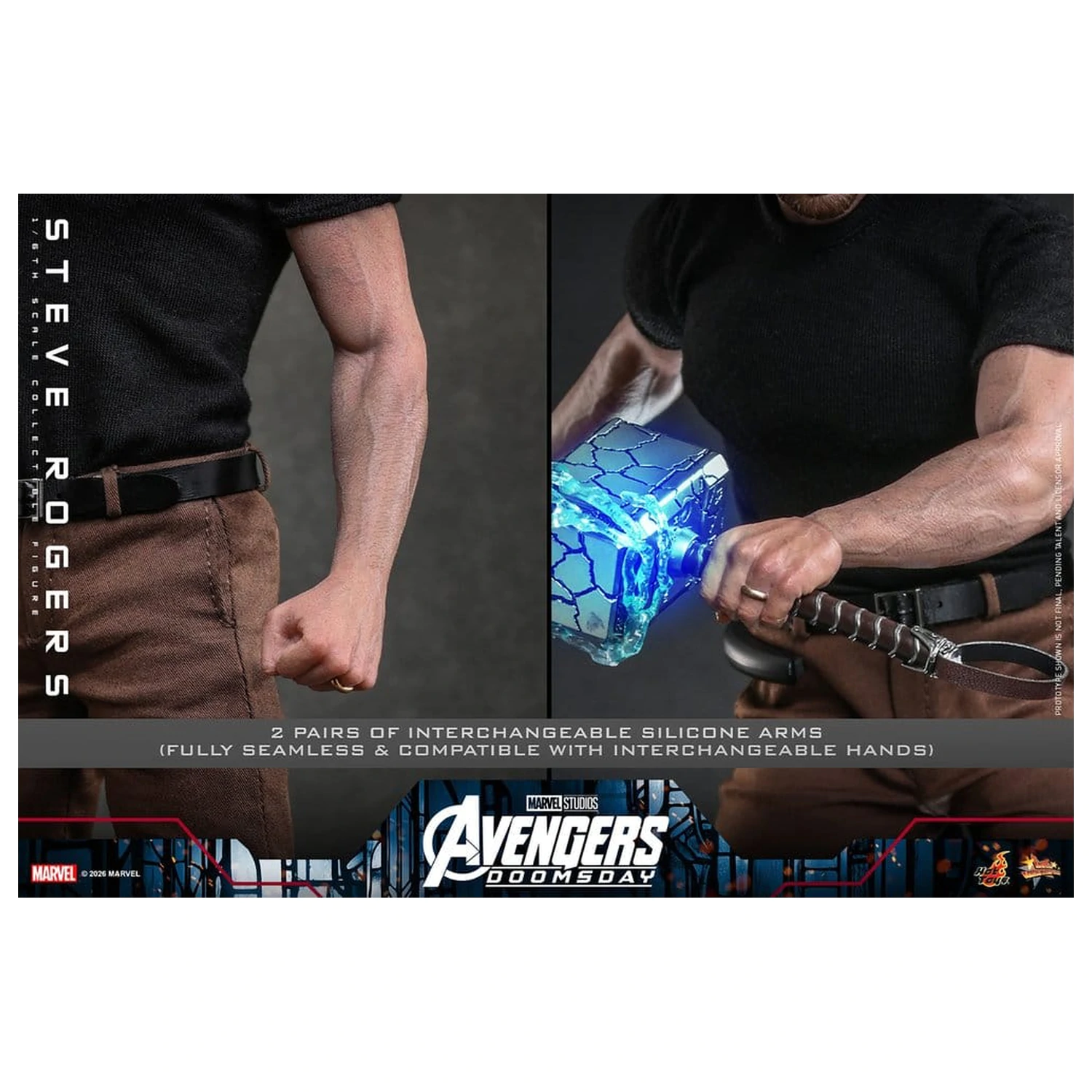 Marvel Avengers: Doomsday Movie Masterpiece zberateľská figúrka 1/6 Steve Rogers 31 cm produktová fotografia