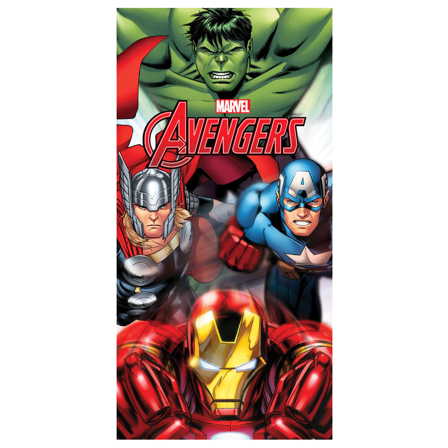 Marvel Avengers mikrovláknová plážová osuška produktová fotografia