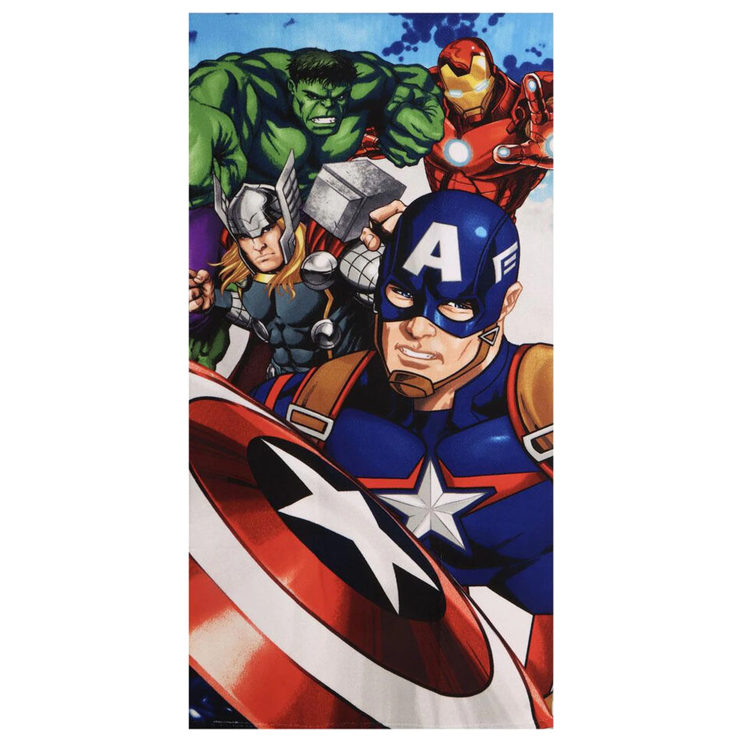 Marvel Avengers mikrovláknová plážová osuška produktová fotografia