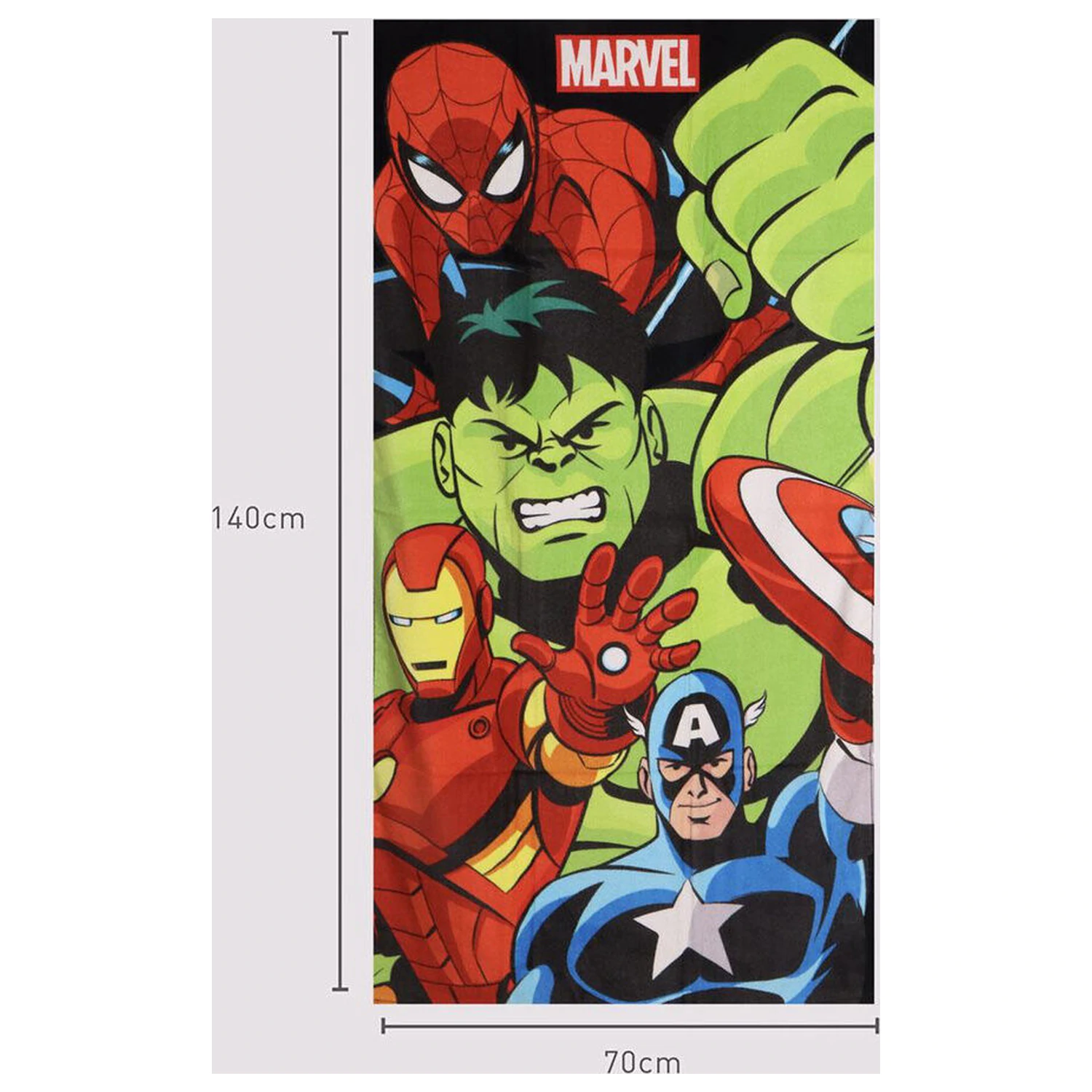 Marvel Avengers bavlnený plážový uterák produktová fotografia