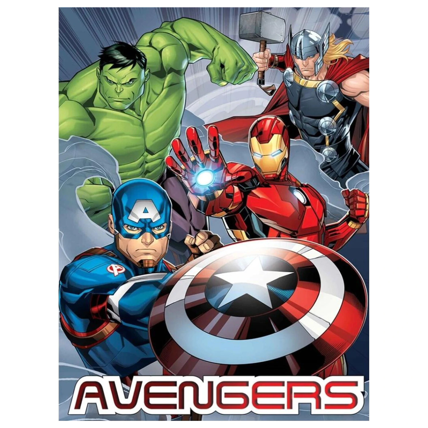 Marvel Avengers prikrývka produktová fotografia