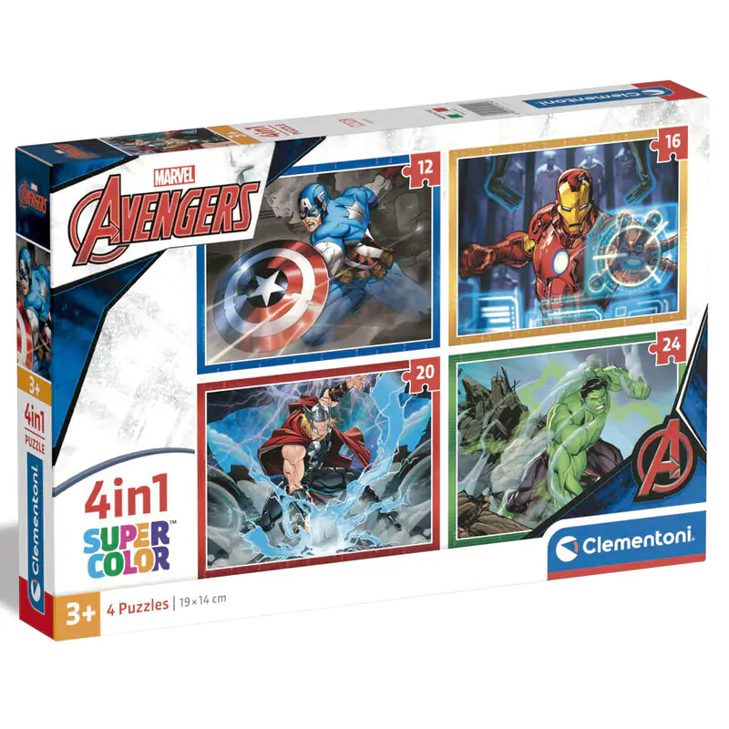 Marvel Avengers puzzle 12-16-20-24 dielikov produktová fotografia