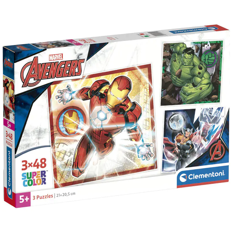 Marvel Avengers puzzle 3 x 48 dielikov produktová fotografia