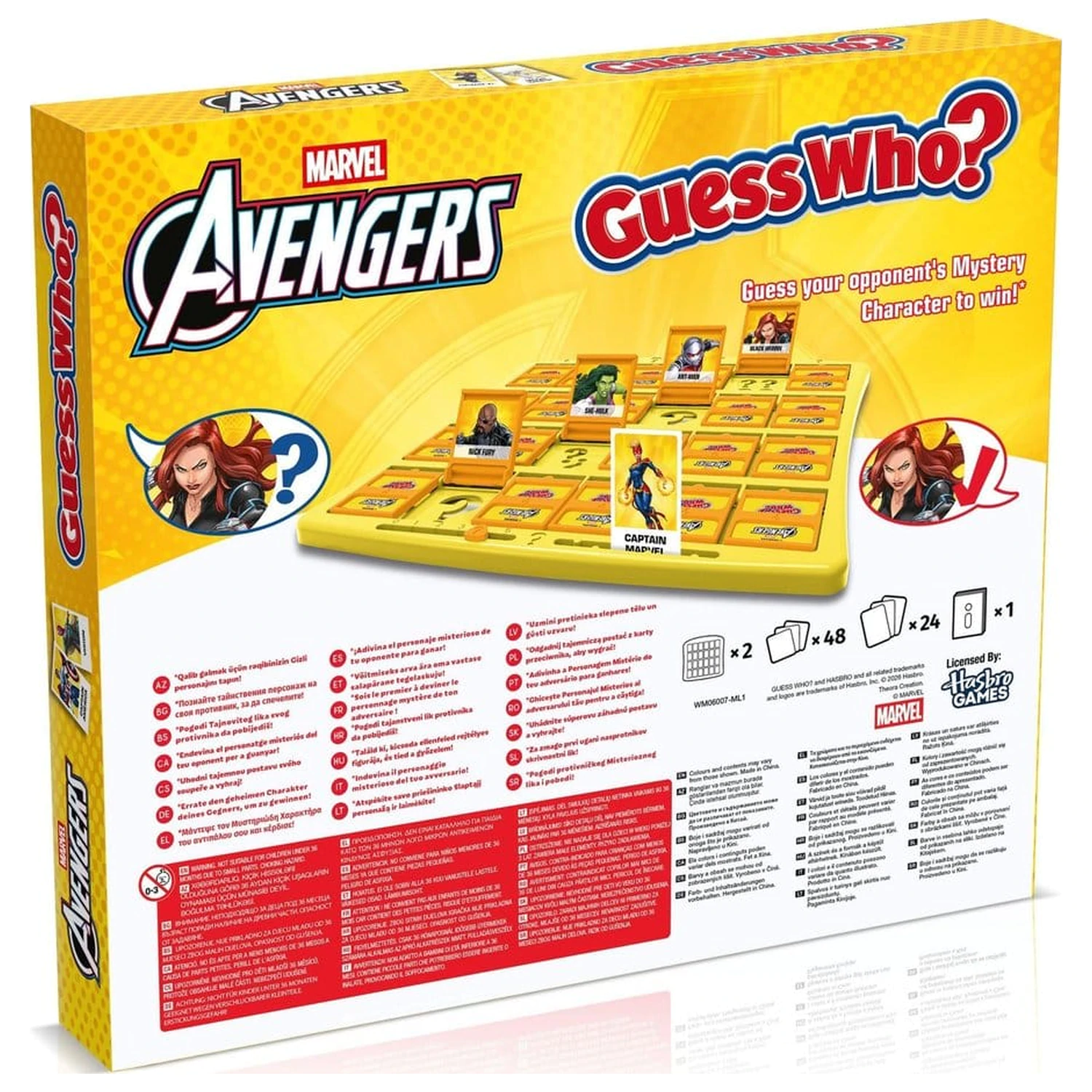 Marvel Board Game Hádaj Kto? Avengers produktová fotografia