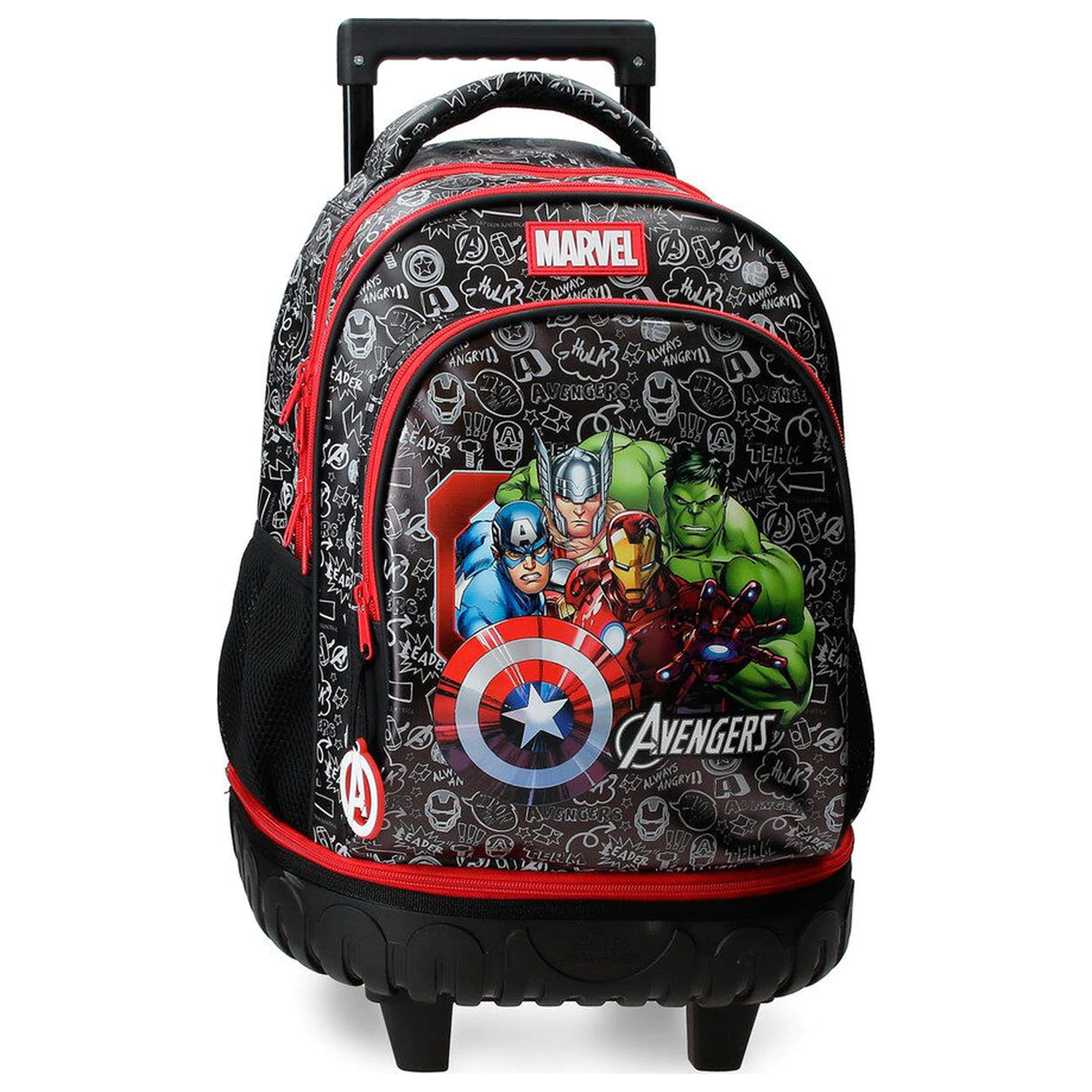 Marvel Avengers Team vysúvací kompaktný kufor na kolieskach 43 cm produktová fotografia
