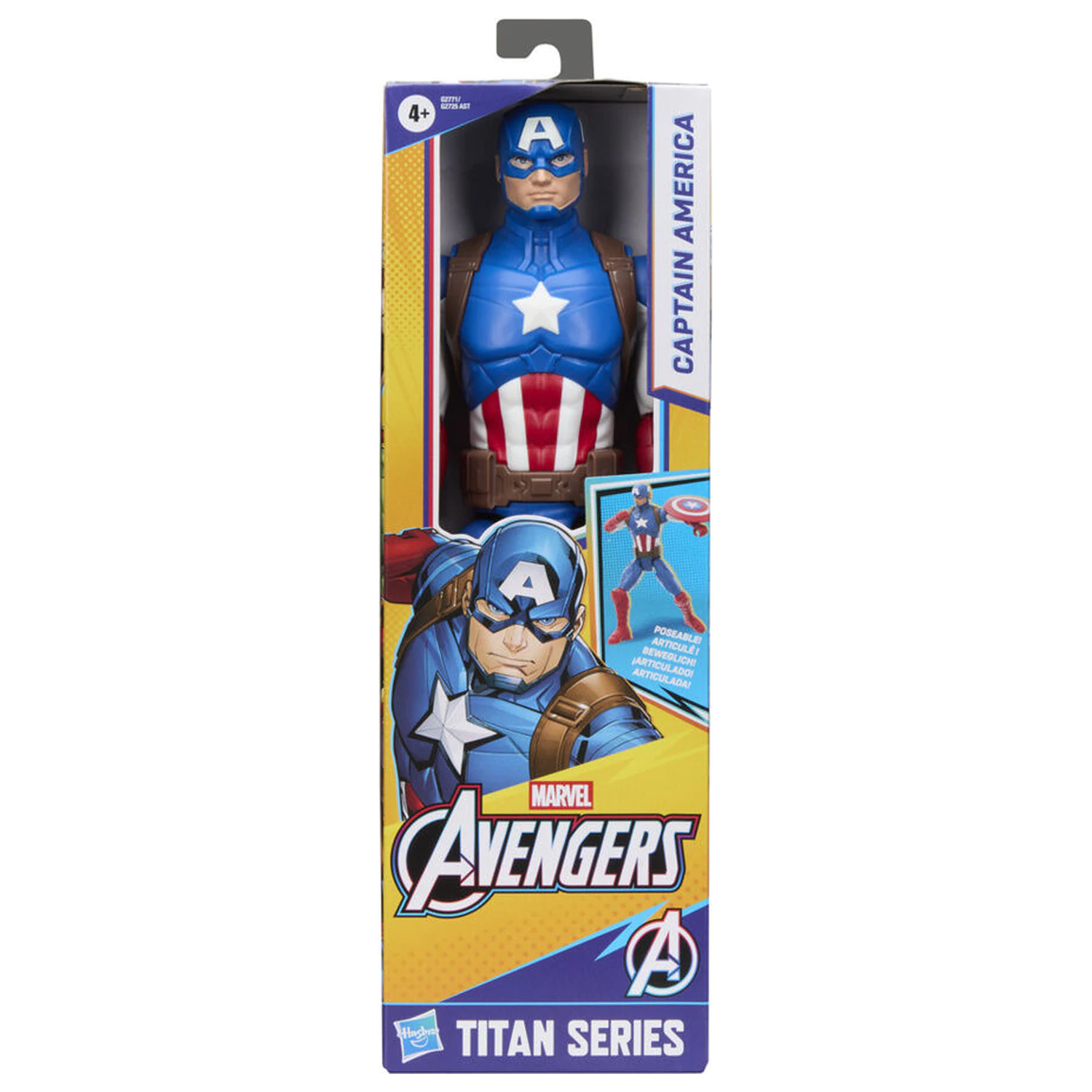 Marvel Avengers Titan Series figúrka Captain America 30cm produktová fotografia