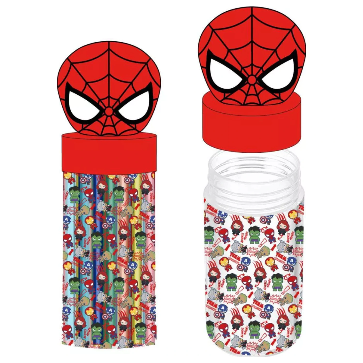 Spider-Man Marvel 18-dielna sada fixiek v 3D držiaku produktová fotografia
