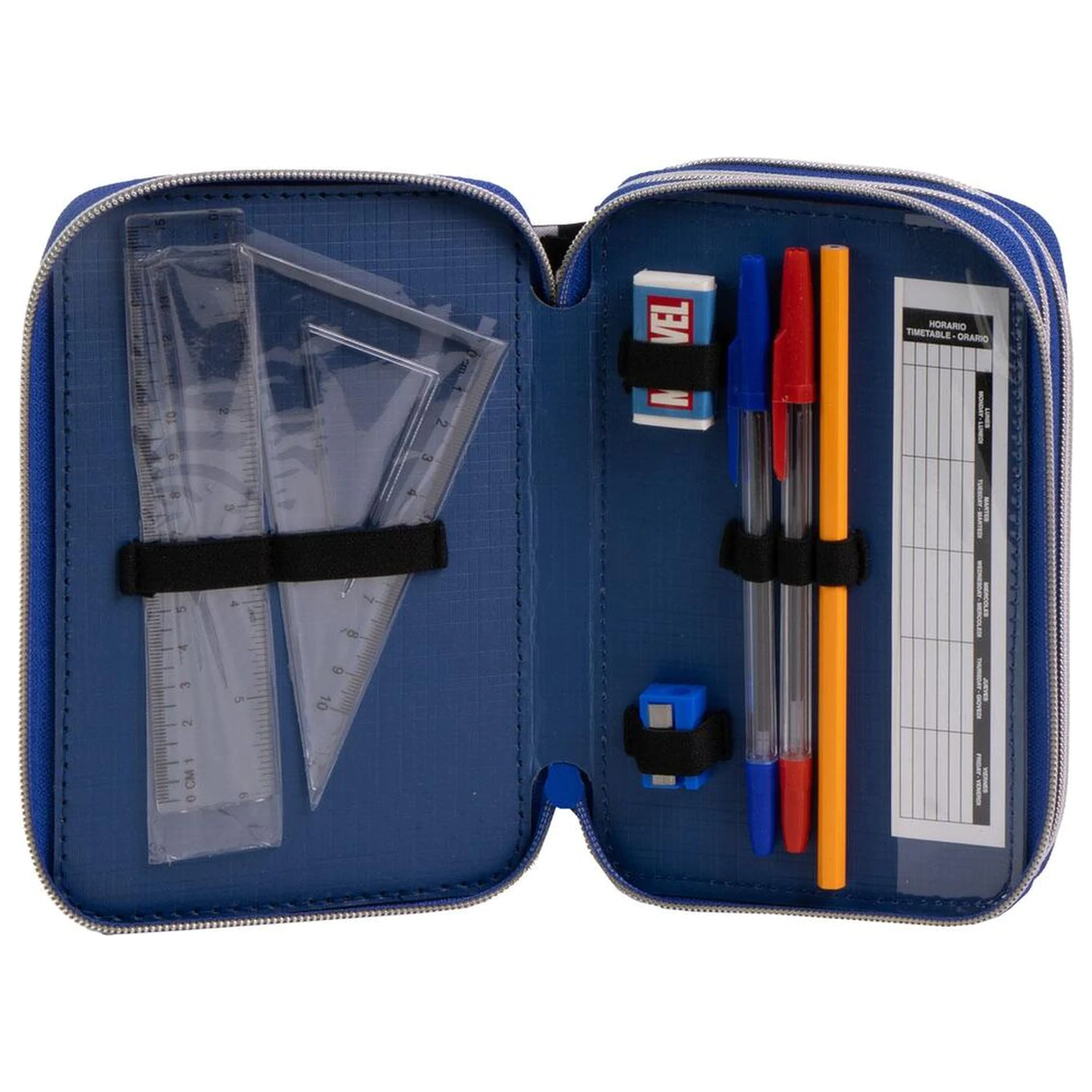 Marvel Avengers trojité puzdro na ceruzky produktová fotografia