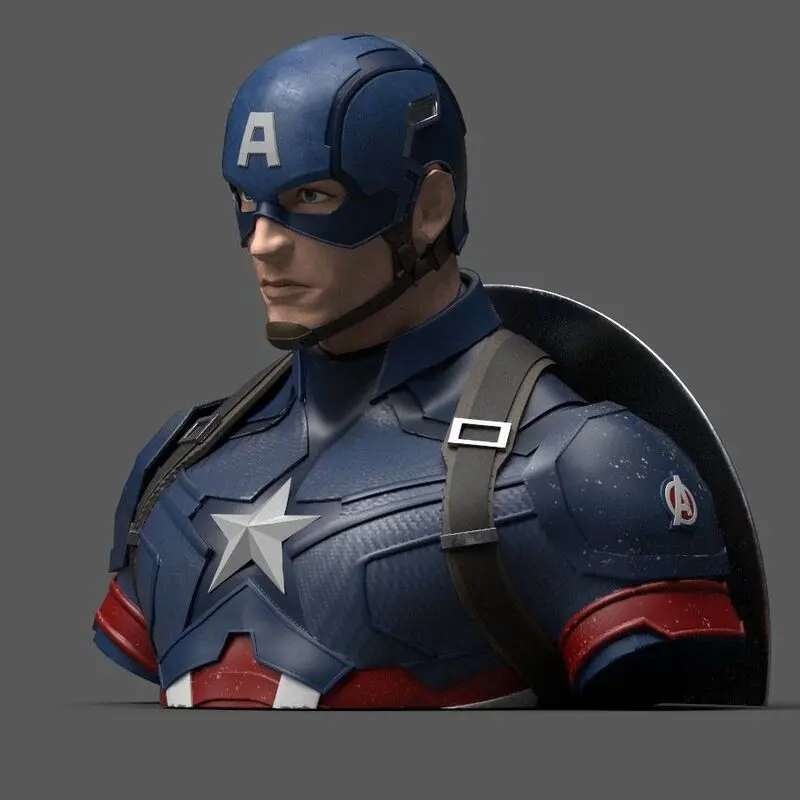 Marvel Avengers Endgame Captain America figúrka persely 20 cm termékfotó