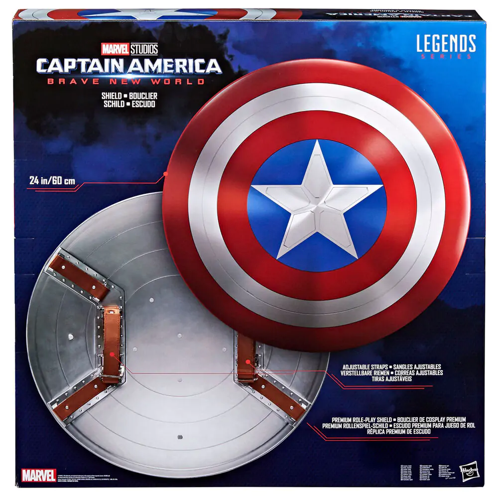 Marvel Brave New World Captain America štít s veľkosťou 20,3 cm termékfotó