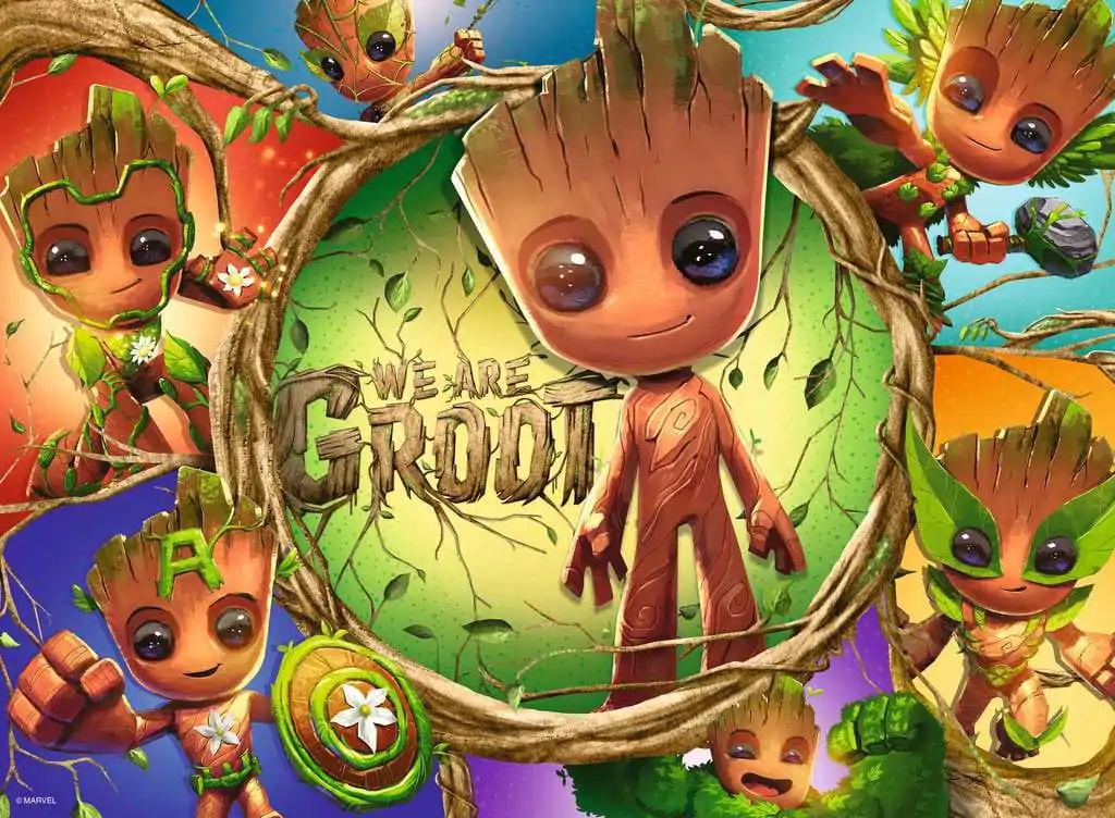 Marvel Detské Puzzle XXL We Are Groot! (100 dielikov) produktová fotografia
