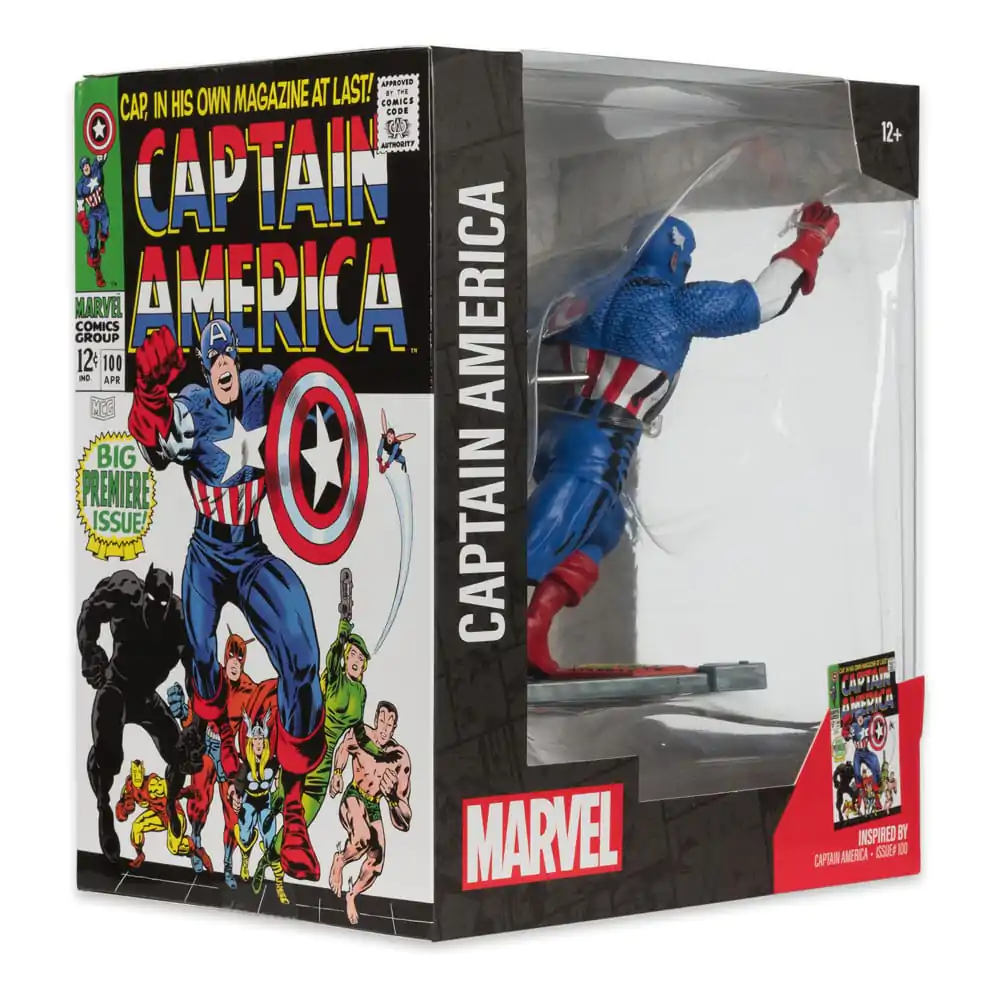 Marvel Collection PVC figúrka 1/10 Kapitány Amerika (Captain America #100) 12 cm termékfotó