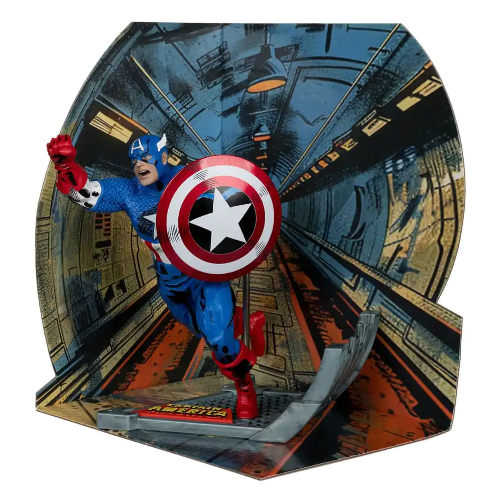 Marvel Collection PVC figúrka 1/10 Kapitány Amerika (Captain America #100) 12 cm termékfotó