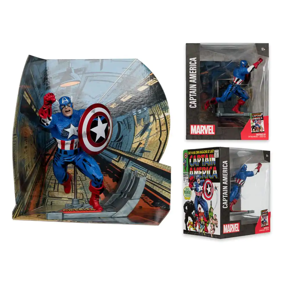 Marvel Collection PVC figúrka 1/10 Kapitány Amerika (Captain America #100) 12 cm termékfotó