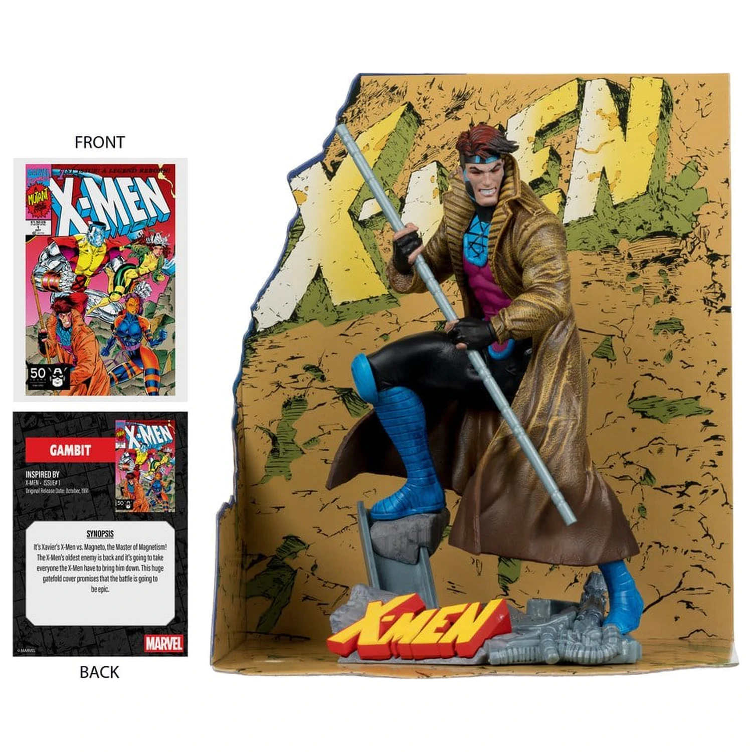 Marvel Collection PVC socha 1/10 Gambit (X-Men #1) 18 cm produktová fotografia