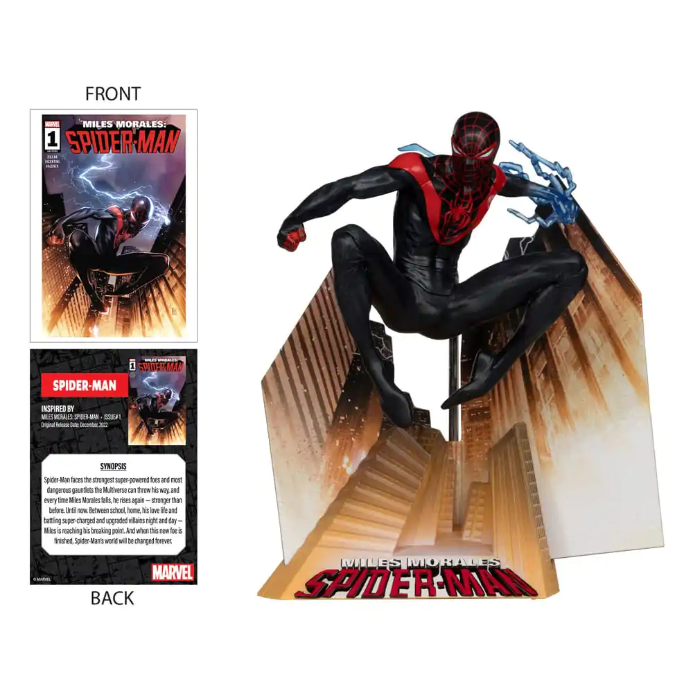 Marvel Collection PVC Statue 1/10 Spider-Man (Miles Morales: Spider-Man #1) 13 cm termékfotó