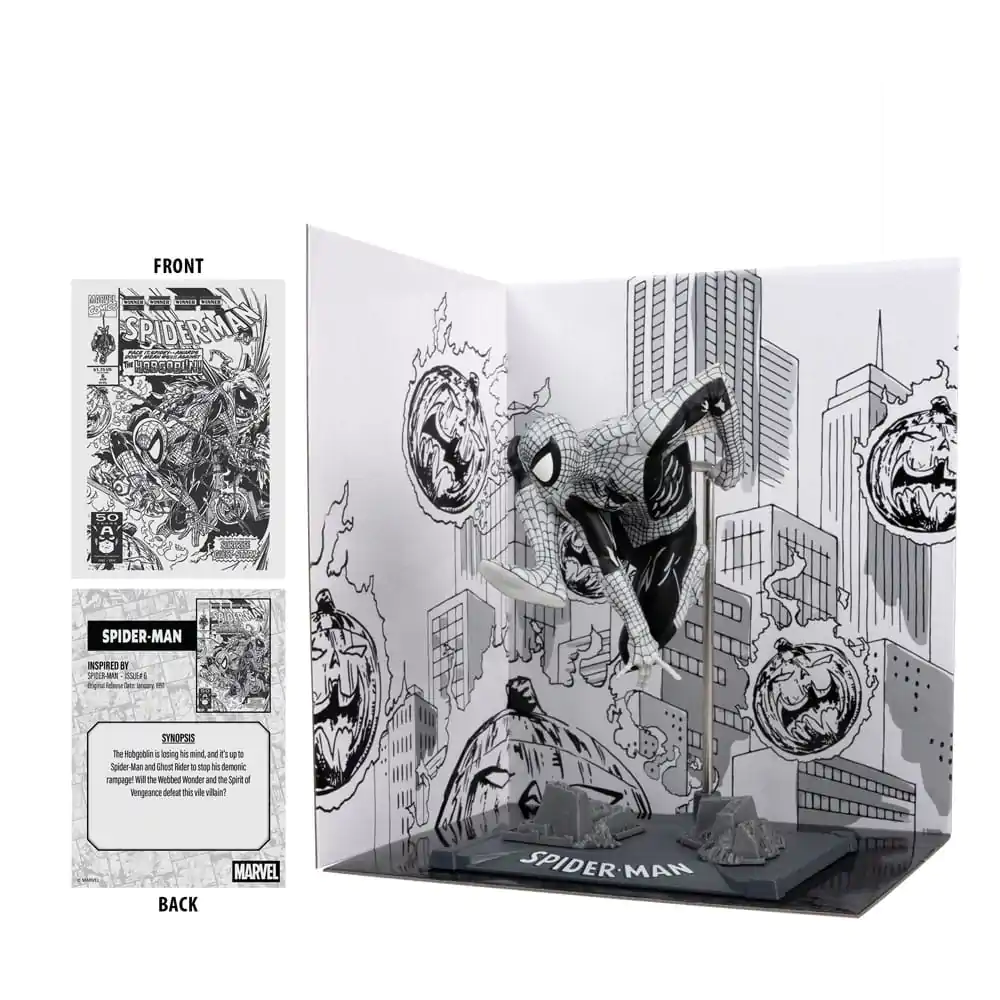 Marvel Collection PVC Socha 1/10 Spider-Man (Spider-Man #6)(Line Art)(Gold Label) 10 cm produktová fotografia