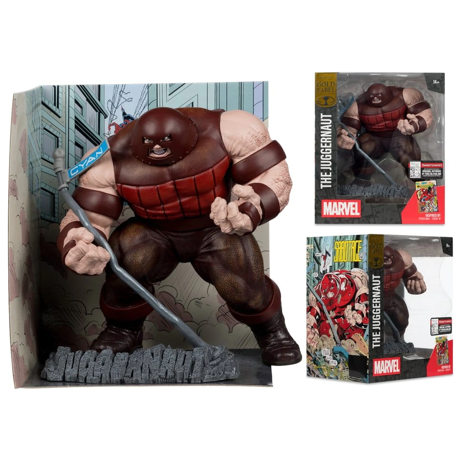 Marvel Collection PVC Socha 1/10 The Juggernaut (Spider-Man #16) Gold Label 17 cm produktová fotografia