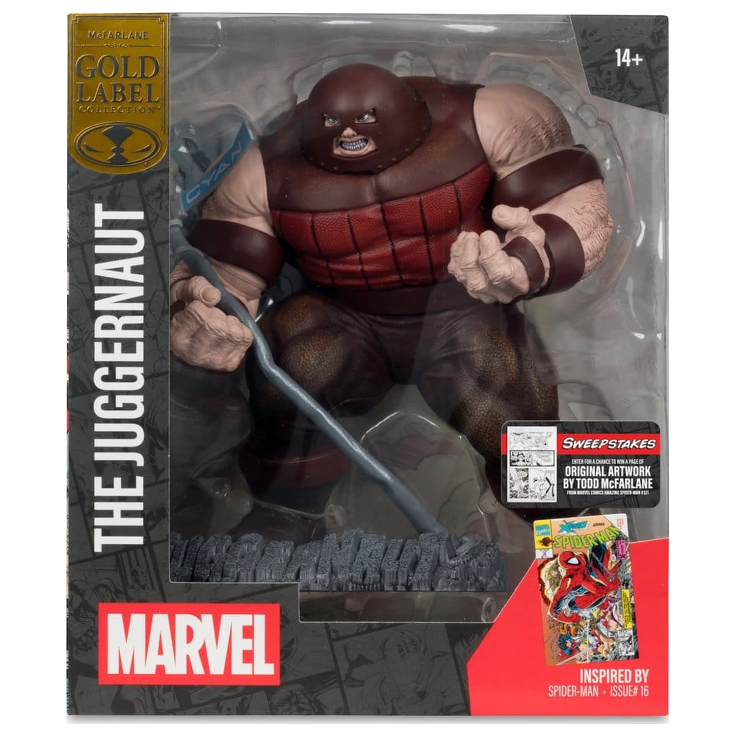 Marvel Collection PVC Socha 1/10 The Juggernaut (Spider-Man #16) Gold Label 17 cm produktová fotografia