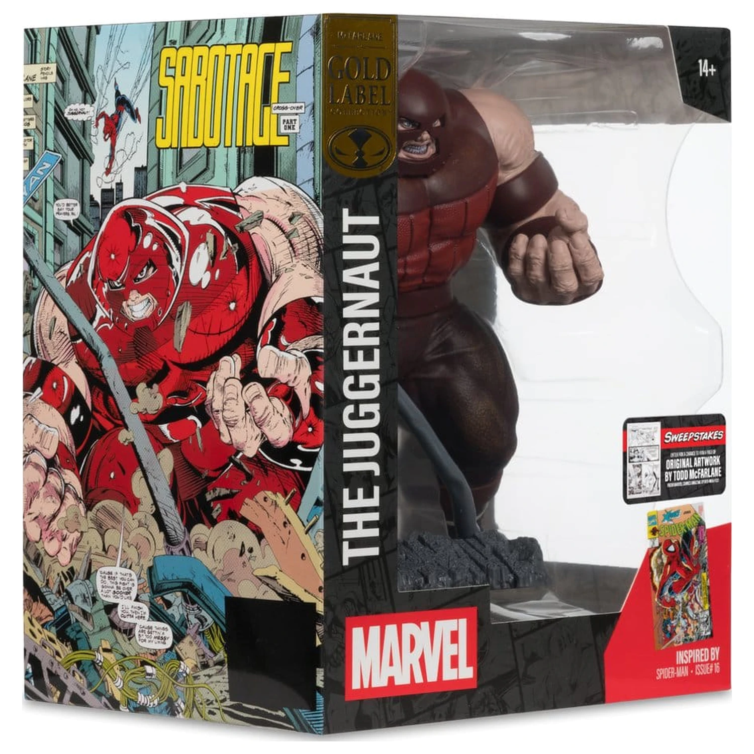Marvel Collection PVC Socha 1/10 The Juggernaut (Spider-Man #16) Gold Label 17 cm produktová fotografia