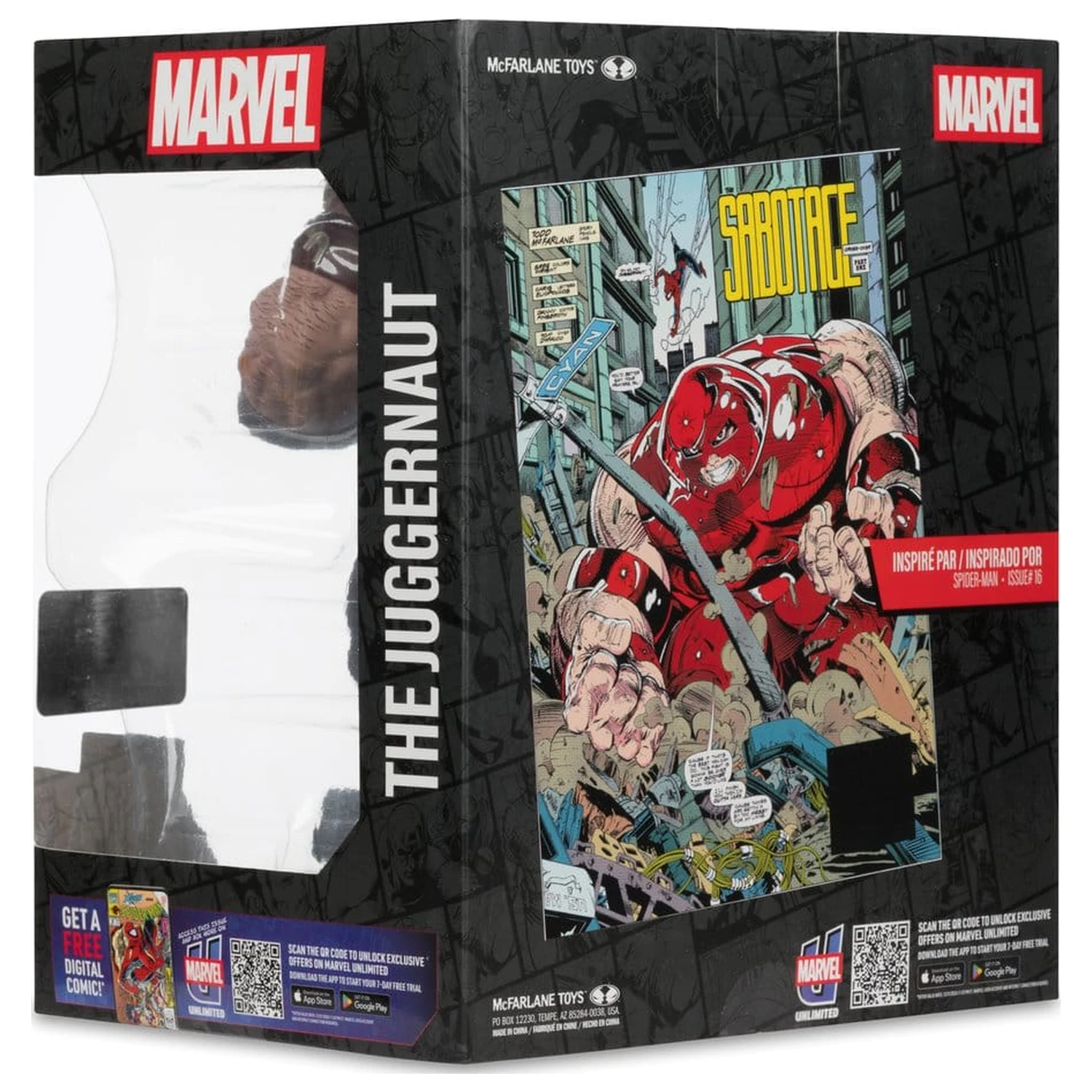 Marvel Collection PVC Socha 1/10 The Juggernaut (Spider-Man #16) Gold Label 17 cm produktová fotografia