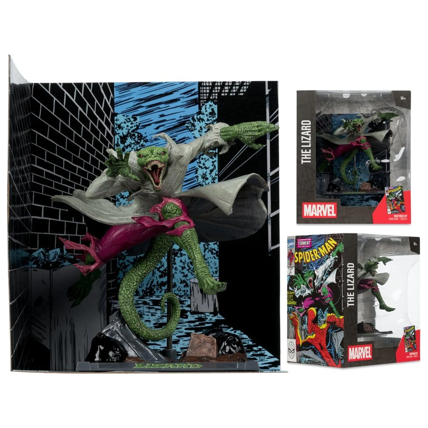 Marvel Collection PVC socha 1/10 The Lizard (Spider-Man #2) 15 cm produktová fotografia