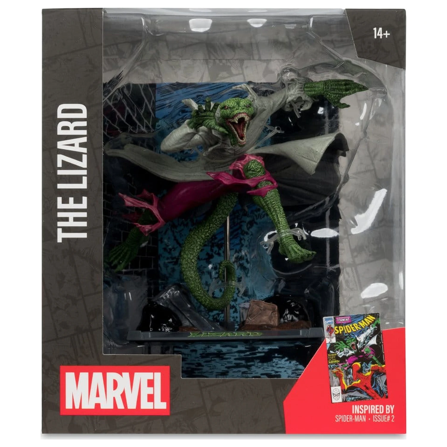 Marvel Collection PVC socha 1/10 The Lizard (Spider-Man #2) 15 cm produktová fotografia