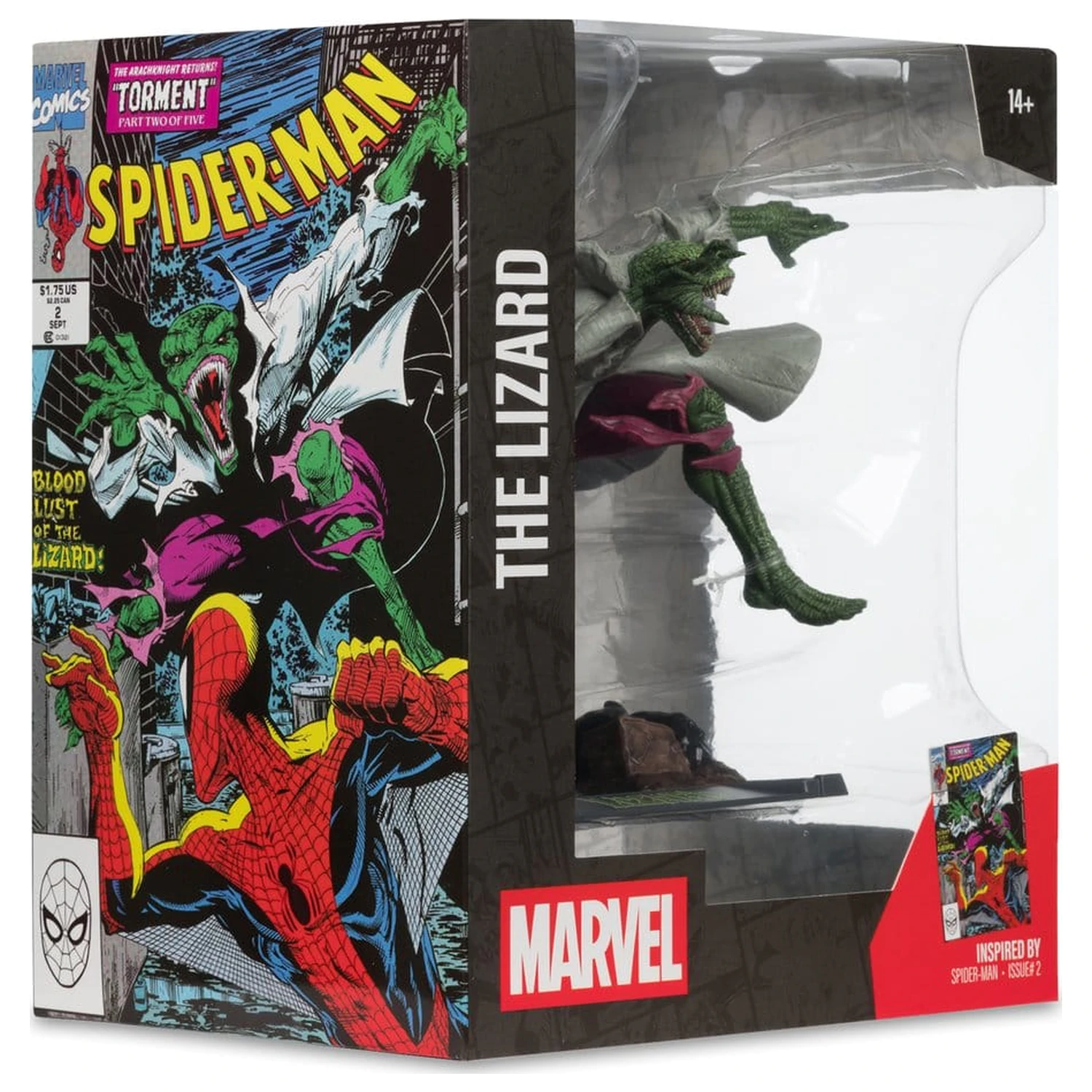 Marvel Collection PVC socha 1/10 The Lizard (Spider-Man #2) 15 cm produktová fotografia