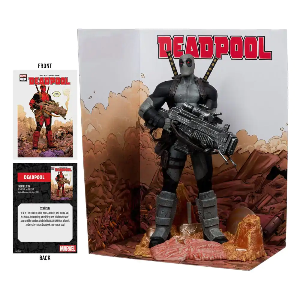 Marvel Collection PVC Socha 1/6 Deadpool (Deadpool #1)(Grey Suit Chase) 27 cm produktová fotografia