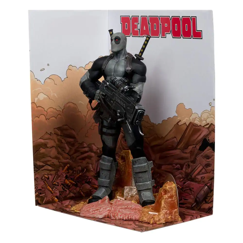 Marvel Collection PVC Socha 1/6 Deadpool (Deadpool #1)(Grey Suit Chase) 27 cm produktová fotografia