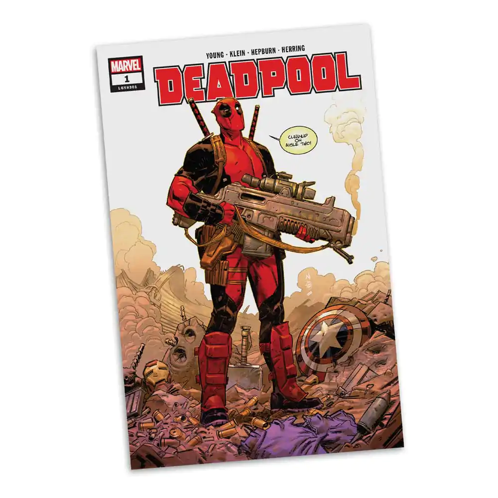 Marvel Collection PVC Socha 1/6 Deadpool (Deadpool #1)(Grey Suit Chase) 27 cm produktová fotografia