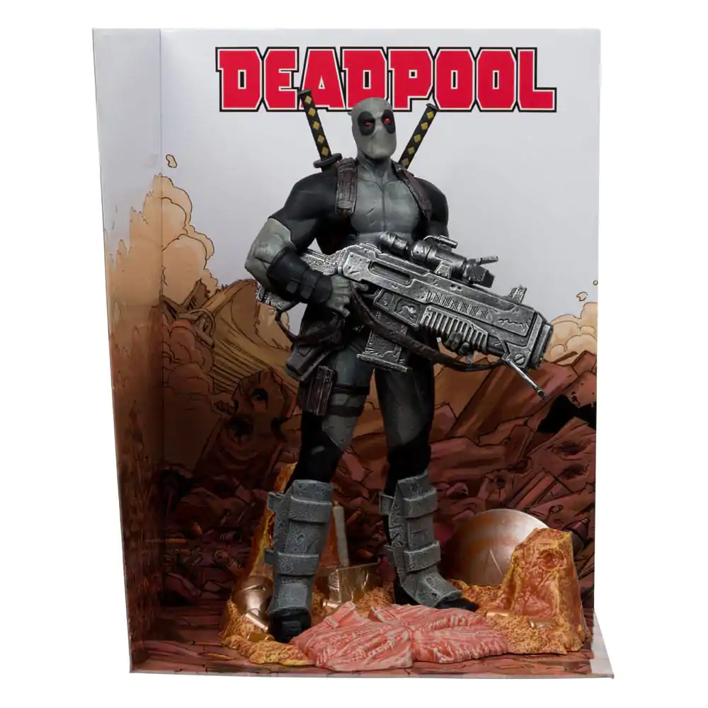 Marvel Collection PVC Socha 1/6 Deadpool (Deadpool #1)(Grey Suit Chase) 27 cm produktová fotografia