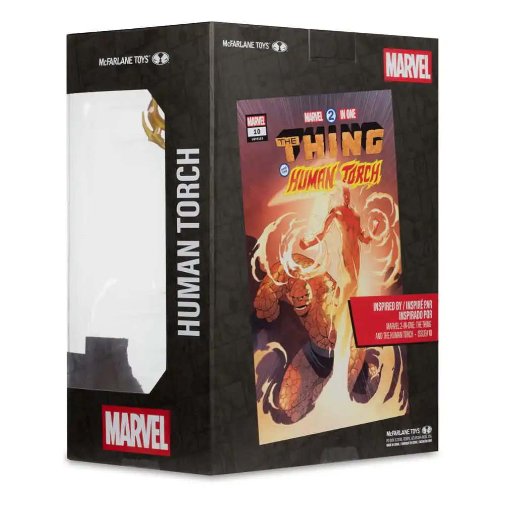 Marvel Collection PVC Socha 1/6 Human Torch (Marvel 2 in 1 #10) 29 cm produktová fotografia