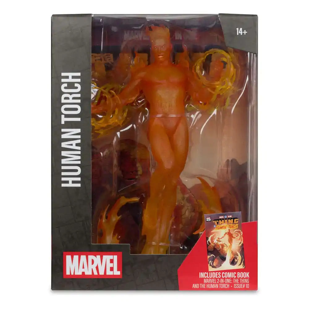 Marvel Collection PVC Socha 1/6 Human Torch (Marvel 2 in 1 #10) 29 cm produktová fotografia
