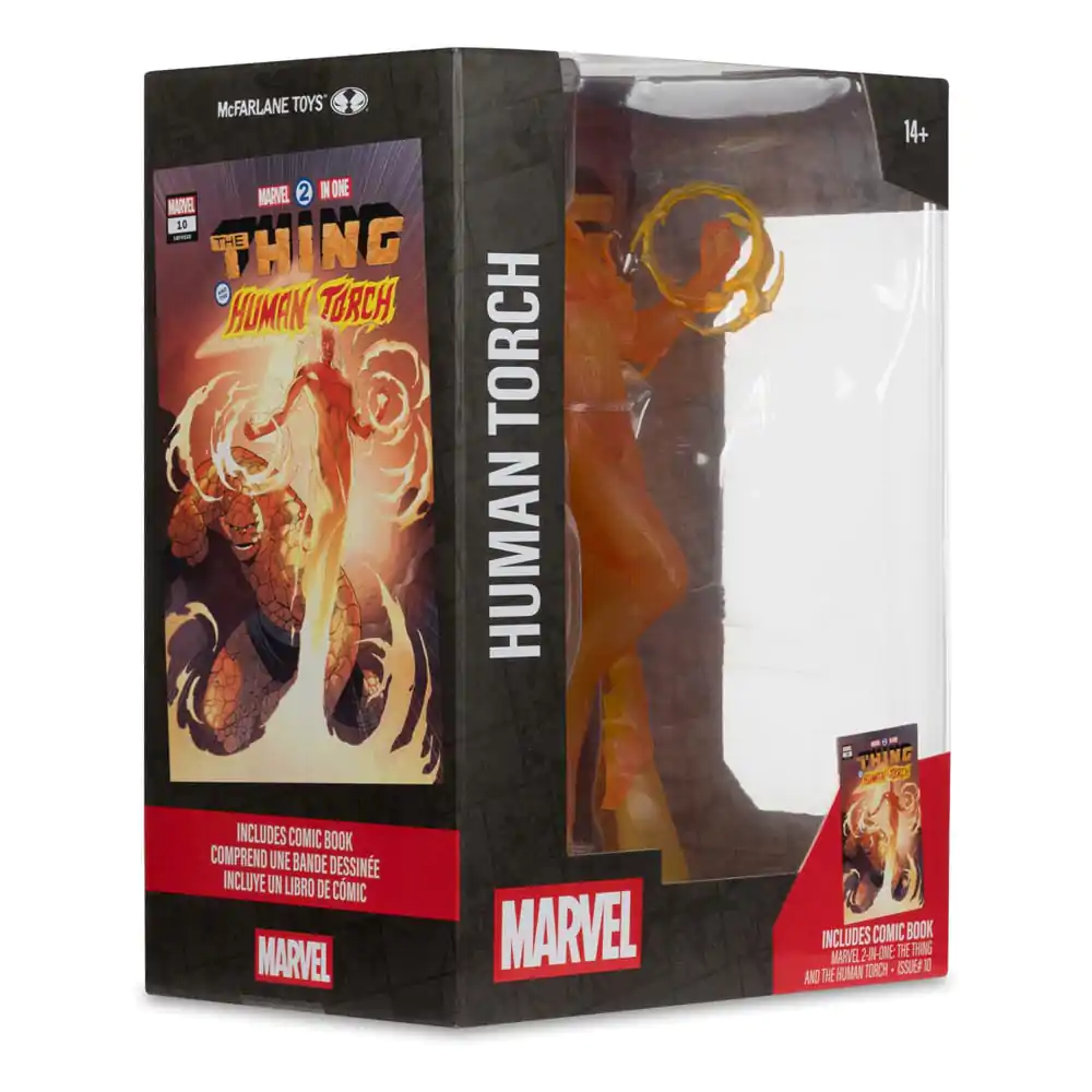 Marvel Collection PVC Socha 1/6 Human Torch (Marvel 2 in 1 #10) 29 cm produktová fotografia