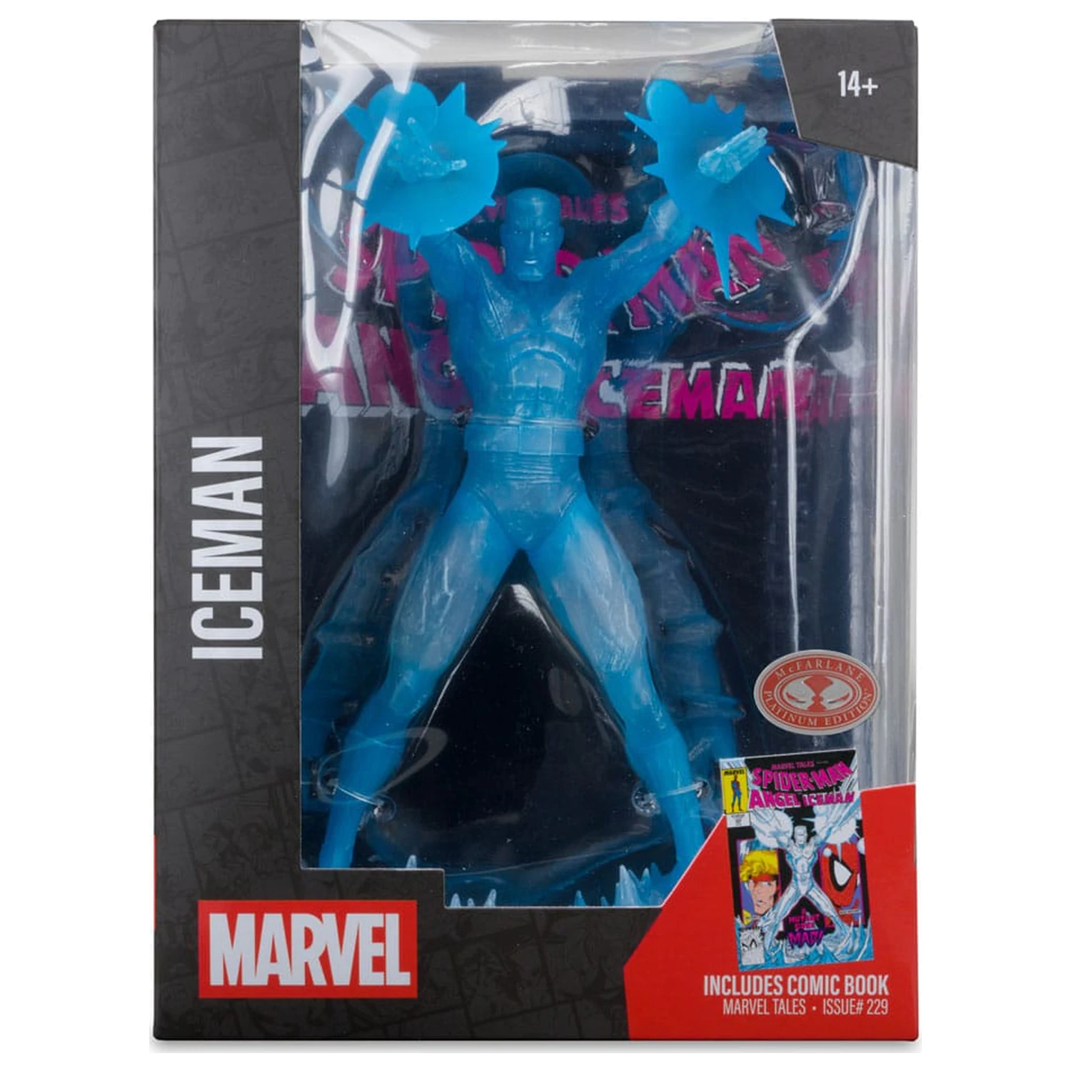 Marvel Collection PVC socha 1/6 Iceman (Marvel Tales #229) (Red Platinum Edition) 29 cm produktová fotografia