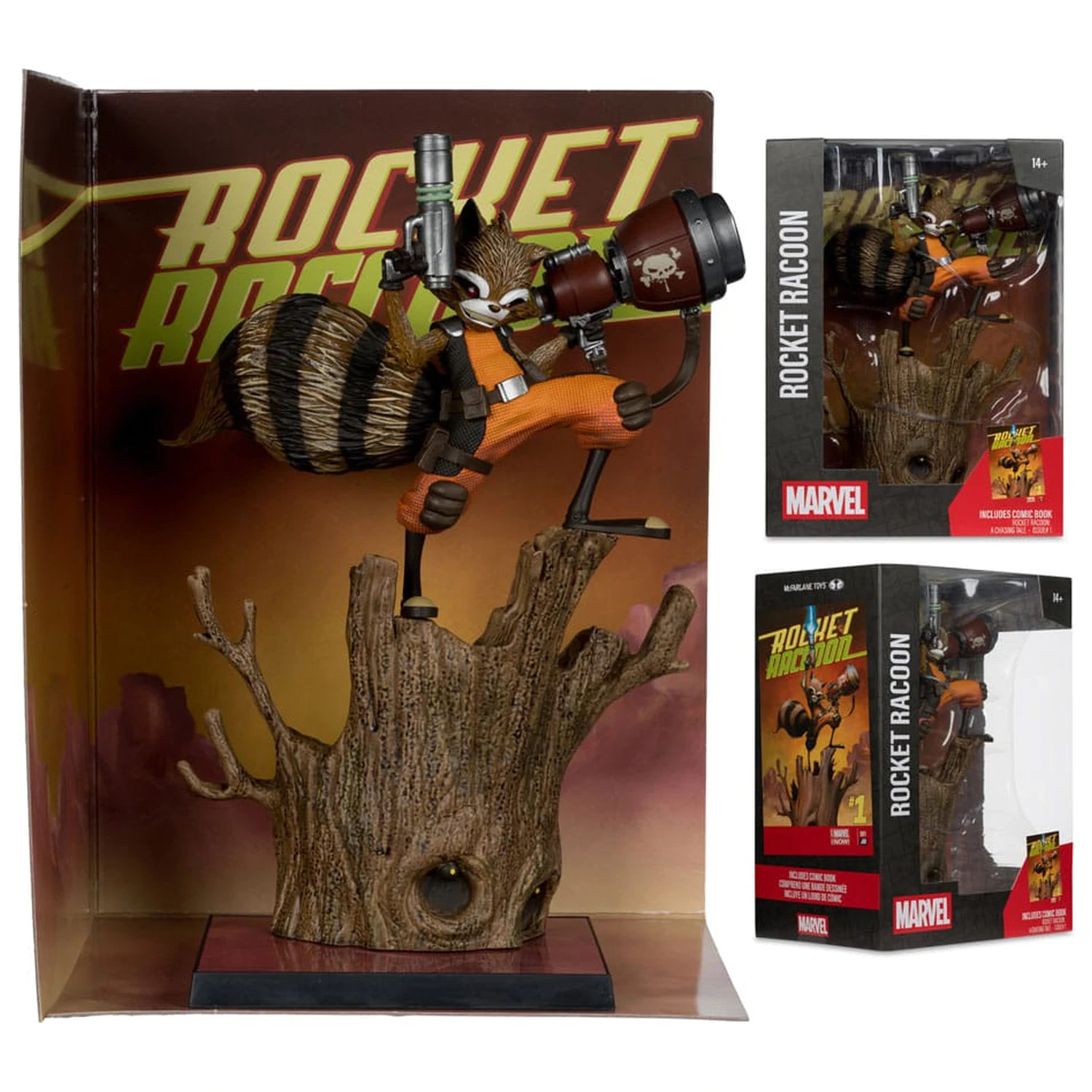 Marvel Collection PVC socha 1/6 Rocket Racoon (Rocket Racoon: A Chasing Tale #1) 18 cm produktová fotografia