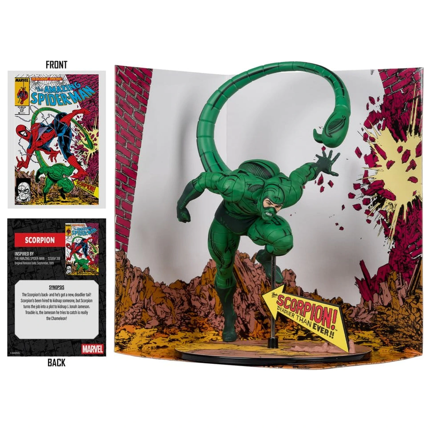Marvel Collection PVC figúrka 1/10 Scorpion (The Amazing Spider-Man #318) 17 cm produktová fotografia