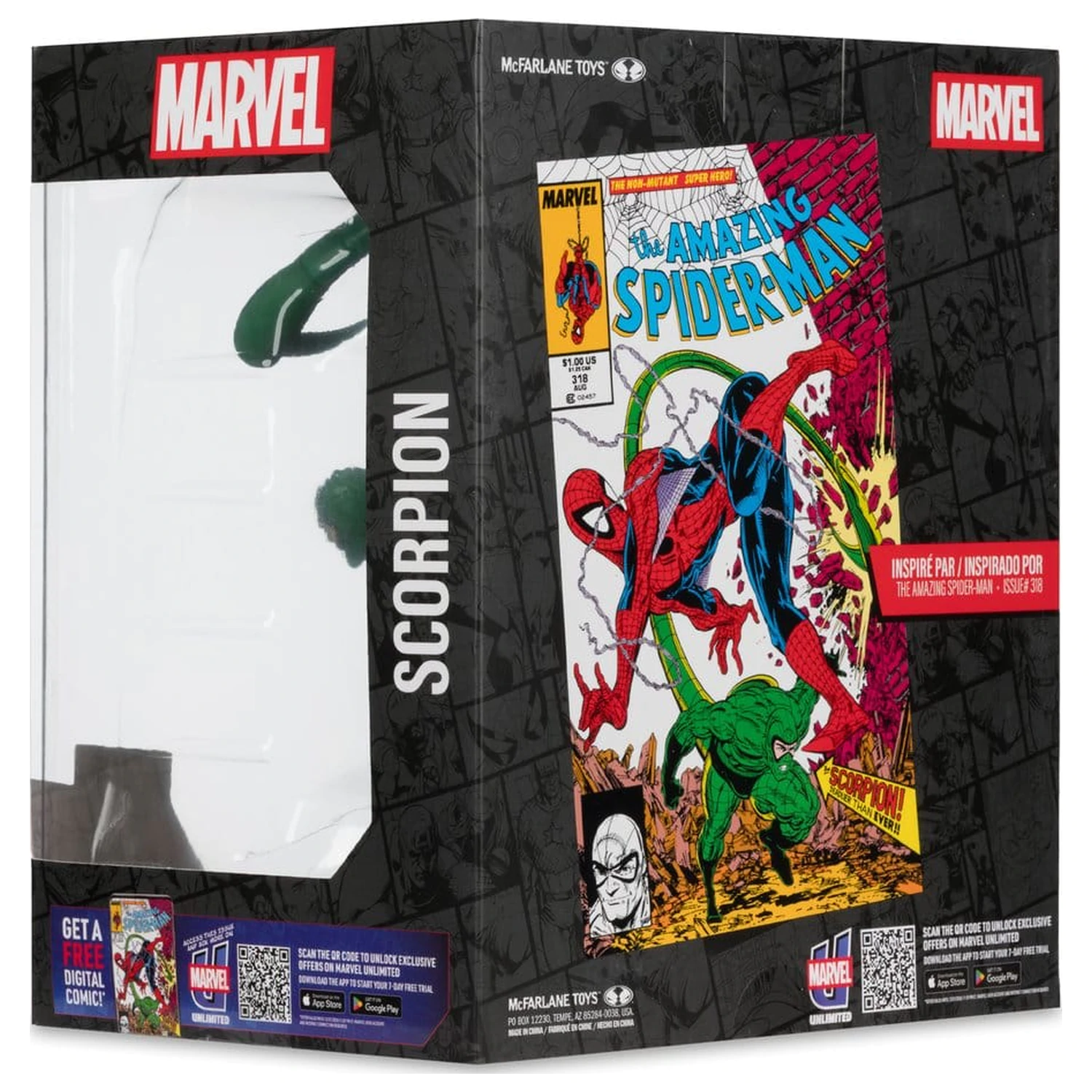 Marvel Collection PVC figúrka 1/10 Scorpion (The Amazing Spider-Man #318) 17 cm produktová fotografia