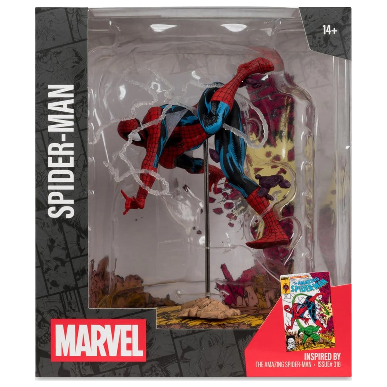 Marvel Collection PVC figúrka 1/10 Spider-Man (The Amazing Spider-Man #318) 17 cm produktová fotografia