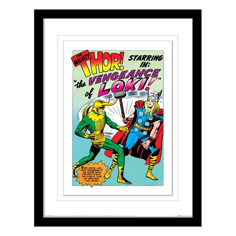 Marvel Collector Zarámovaný plagát Loki Comic produktová fotografia